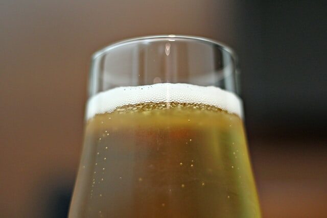 bier in glas