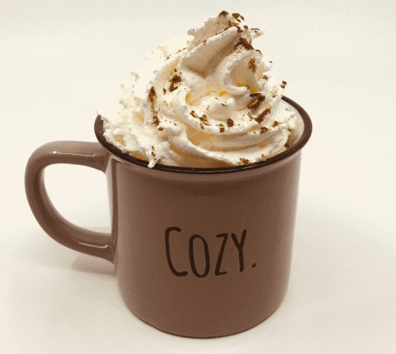 Warme chocolade melk mok Cozy