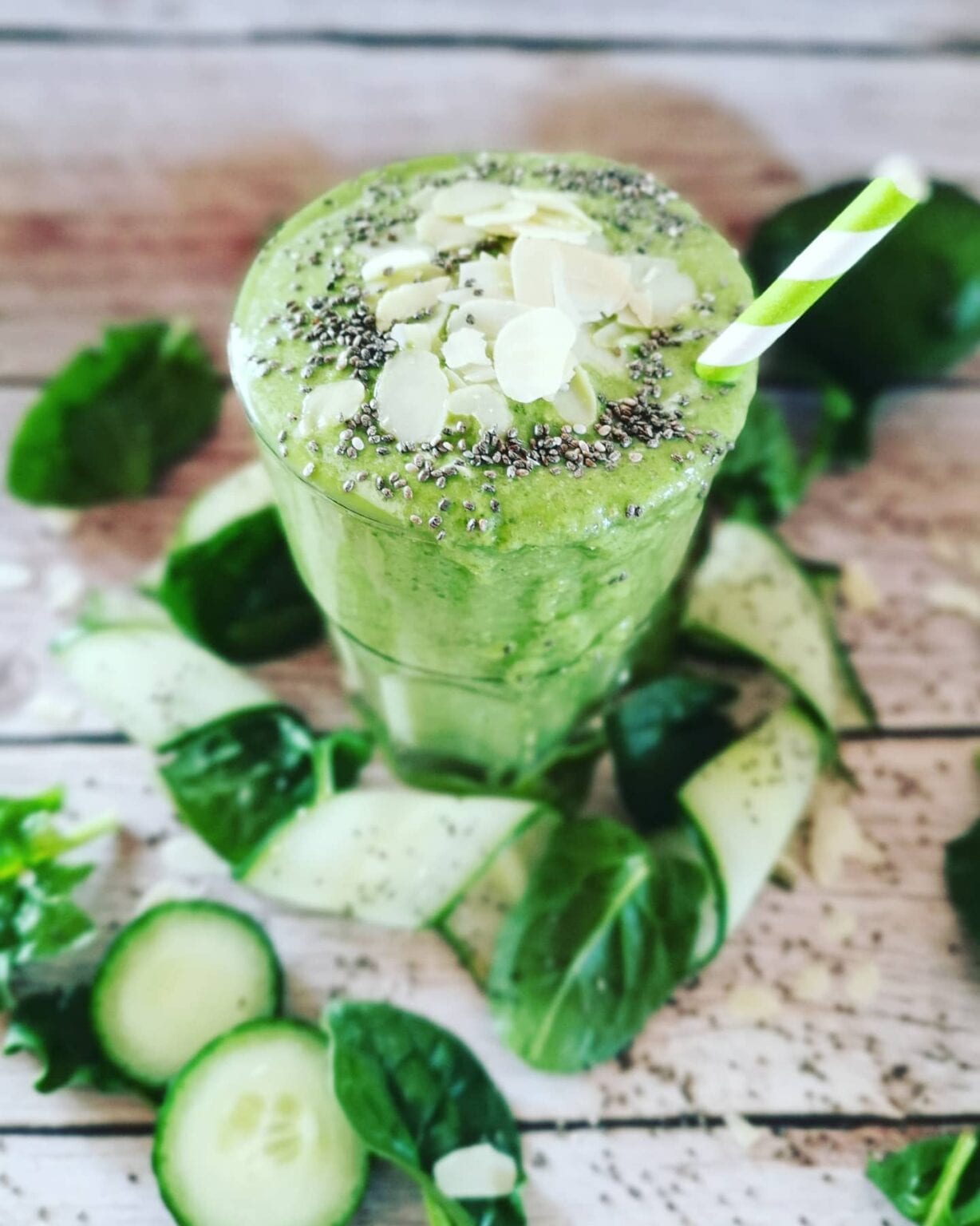 Eiwitrijke groene smoothie