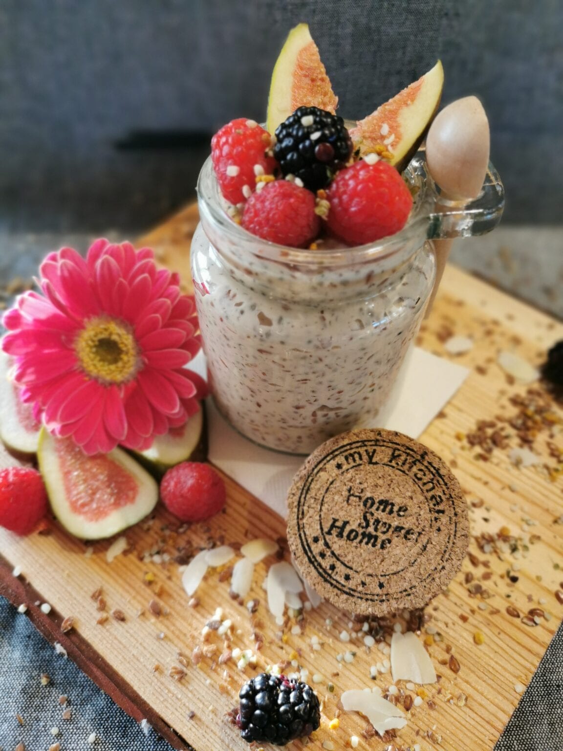 Koffie overnight oats met wpi