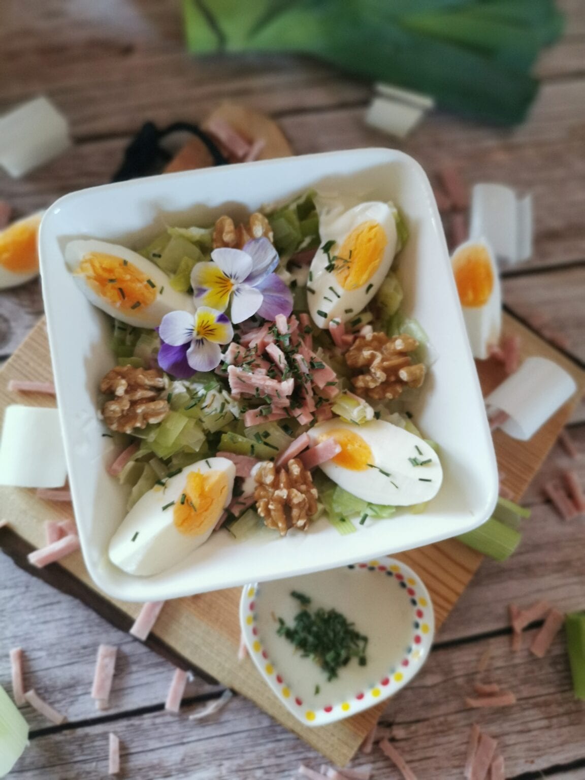 ham-prei salade